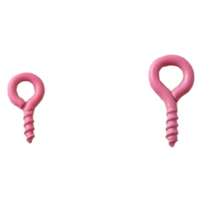 Color-Plated Screw Eye Pins